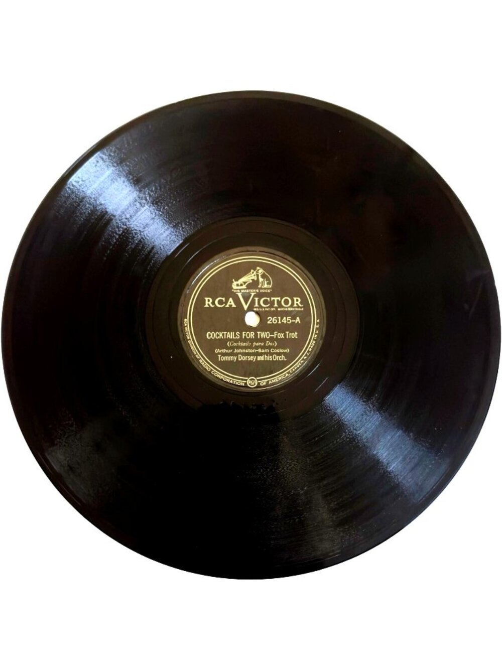 Tommy Dorsey - Cocktails For Two / Old Black Joe - RCA Victor Record 26145